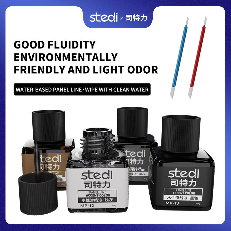 Stedi Water-Based Panel Line R - Tamiya Model Paint Set review and price