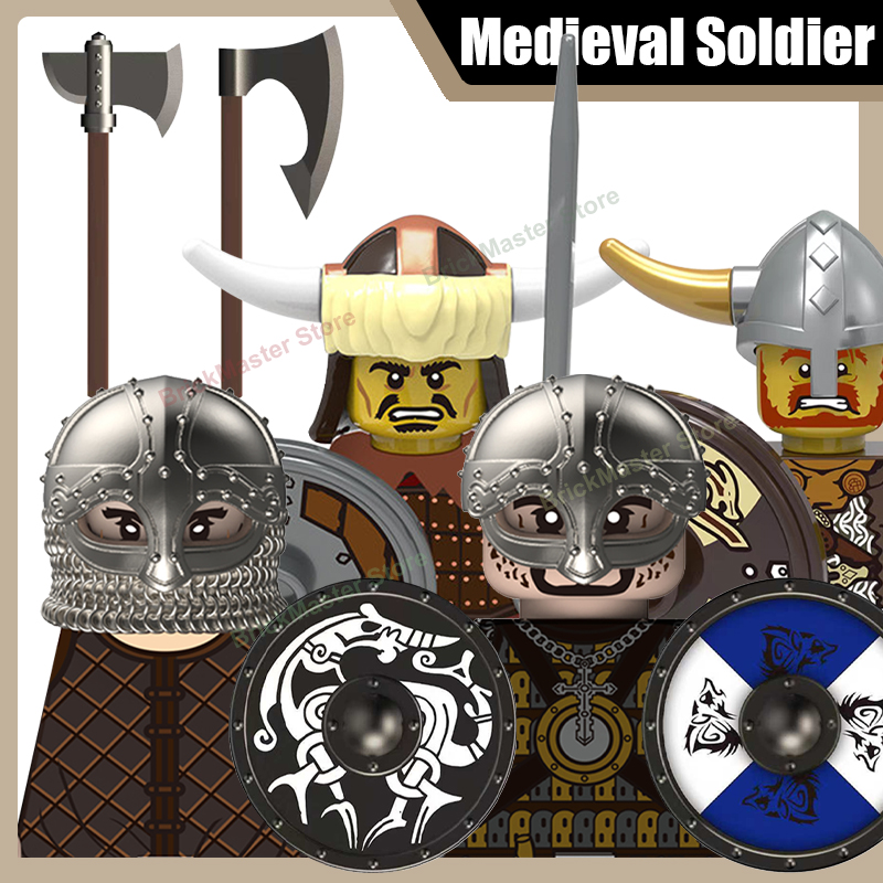 Medieval Military Viking Warri - Lego Minifigure Holder review and price