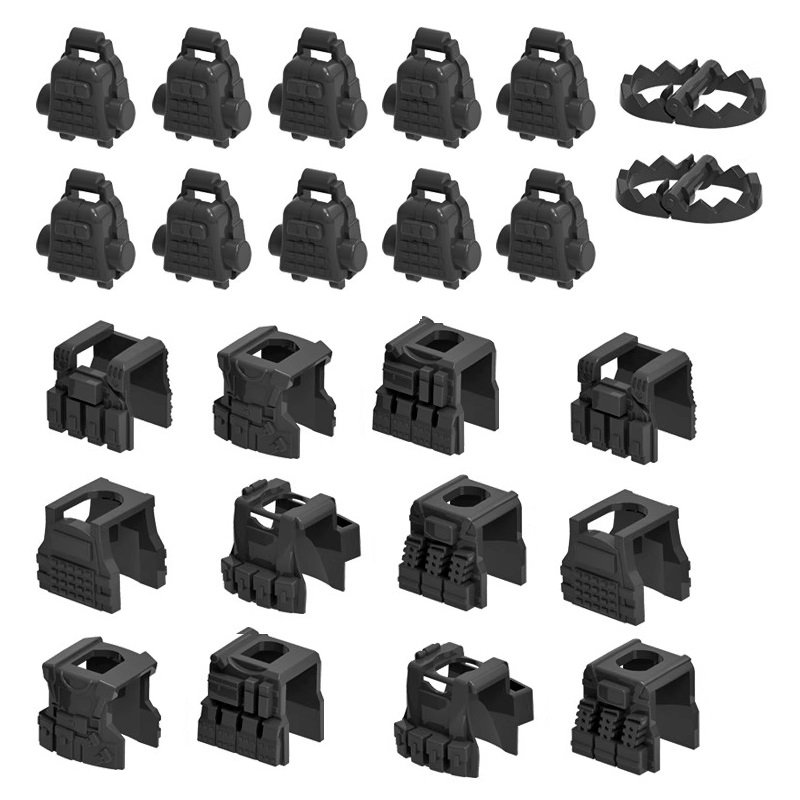 MOC Military Armor Tactical Ve - Lego Minifigure Holder review and price